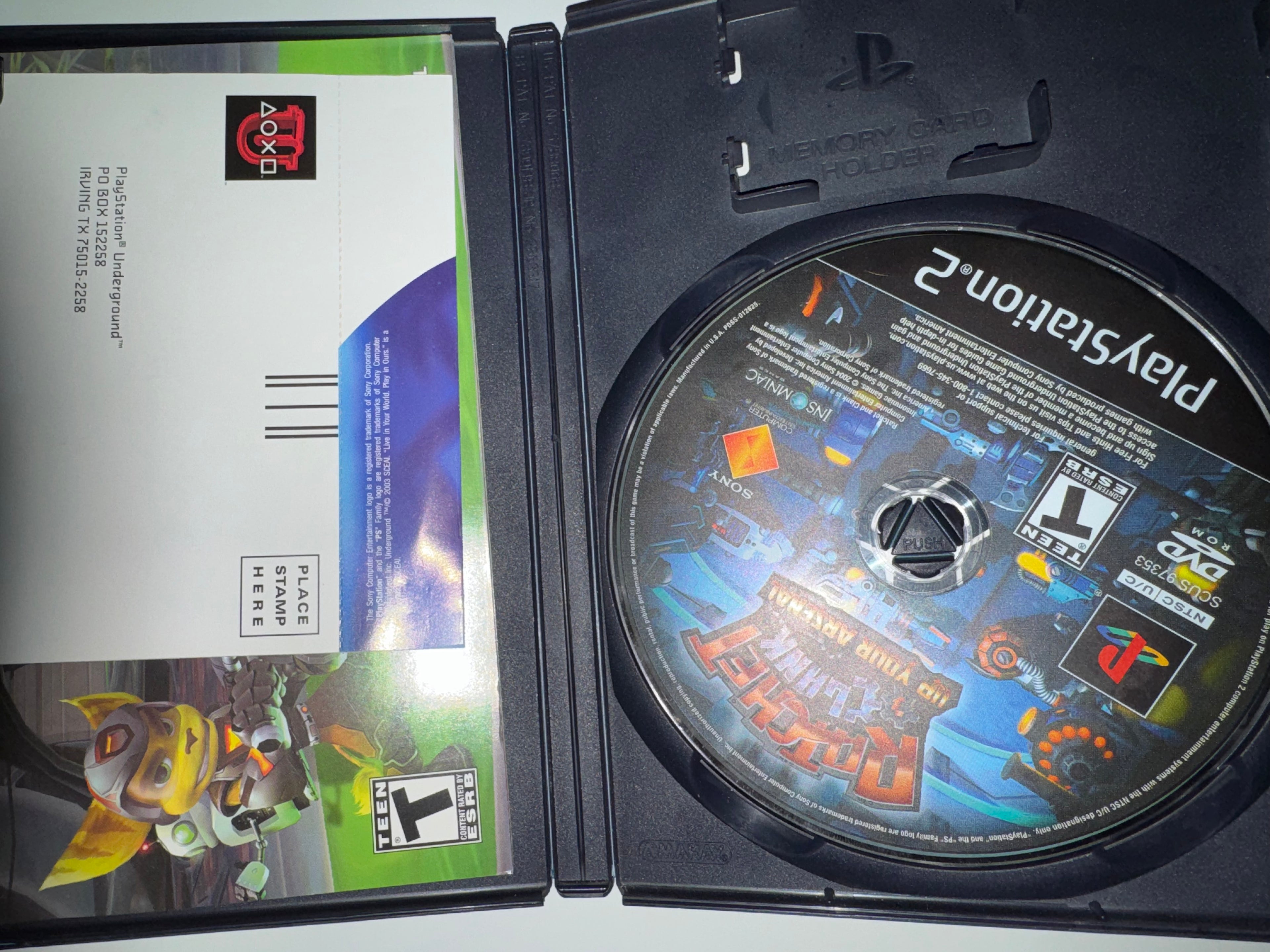 Ratchet & Clank: Up Your Arsenal (Sony PlayStation 2, 2005) CIB COMPLETE PS2