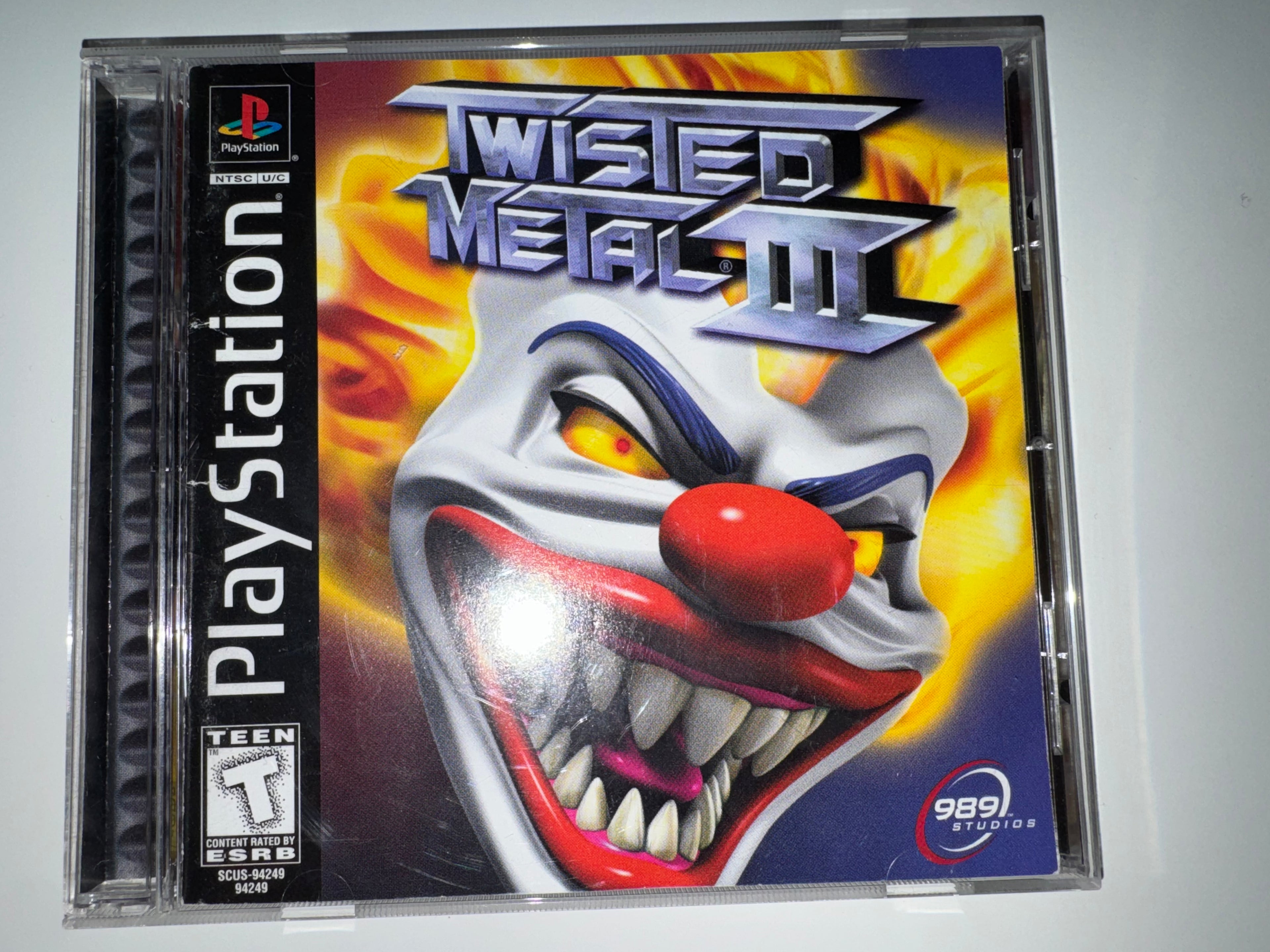Twisted Metal III 3 (Sony PlayStation 1, 1998) CIB COMPLETE PS1