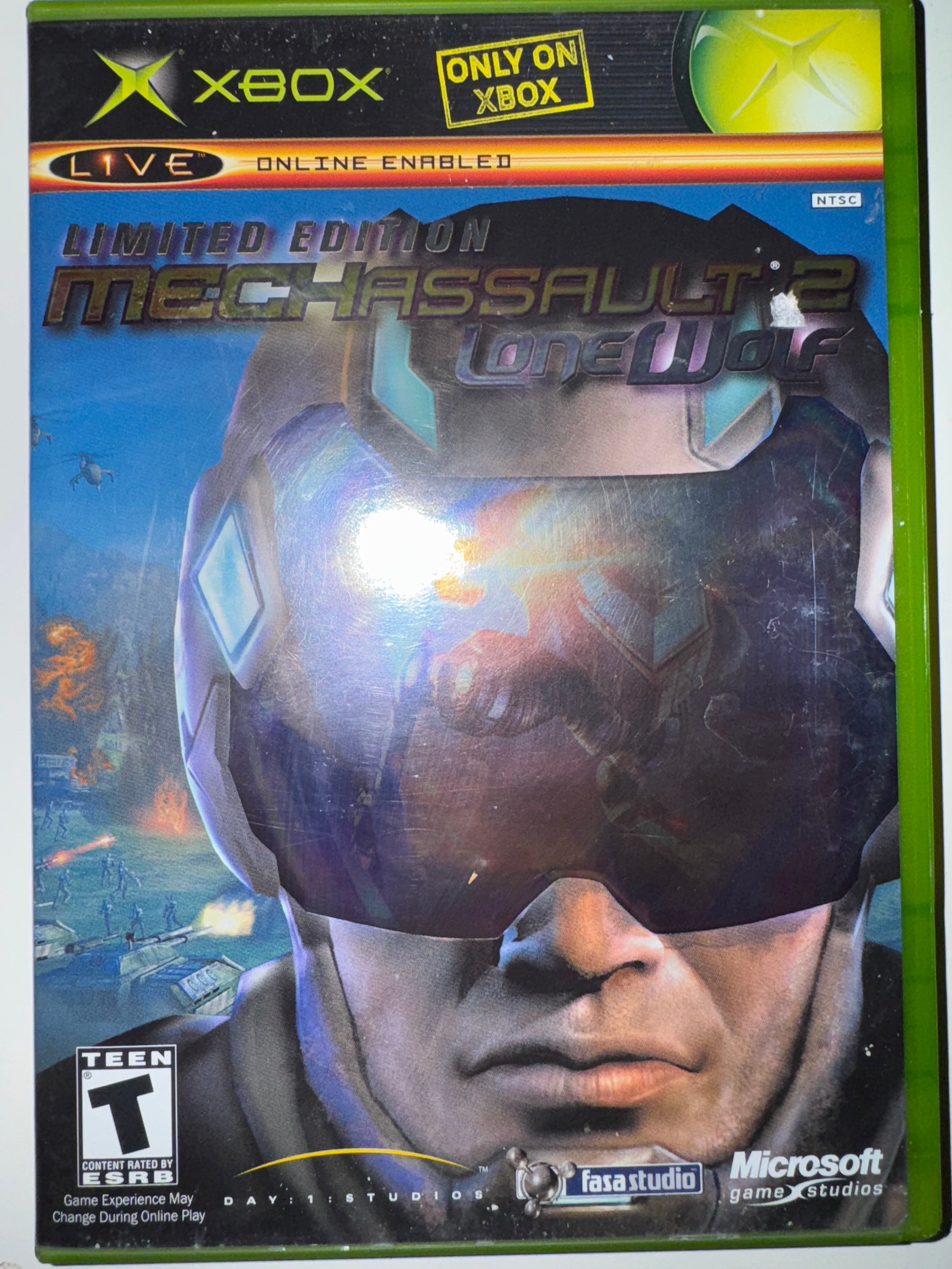 MECH ASSAULT 2 LONE WOLF LIMITED EDITION OG XBOX