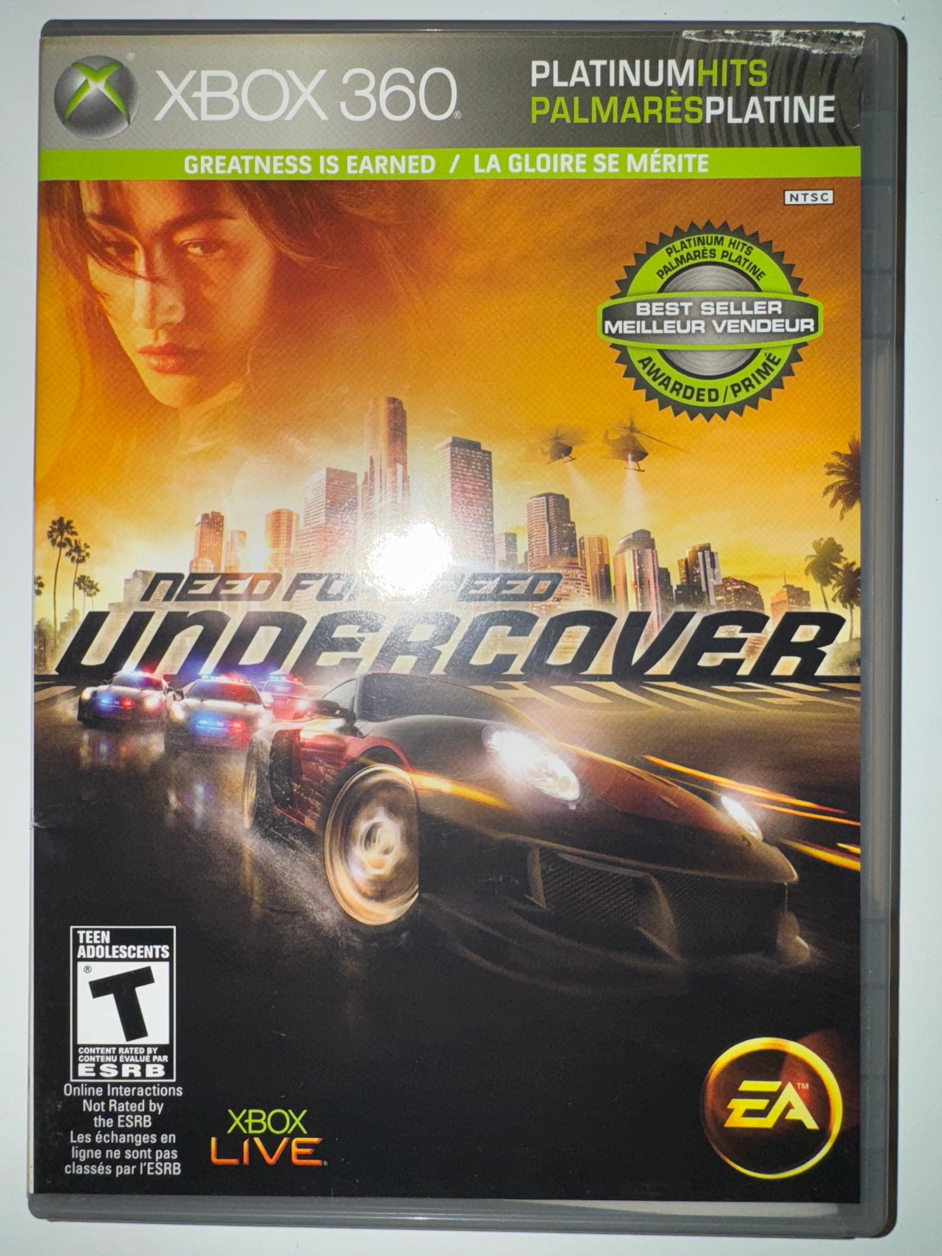 NEED FOR SPEED UNDERCOVER (PH) XBOX 360