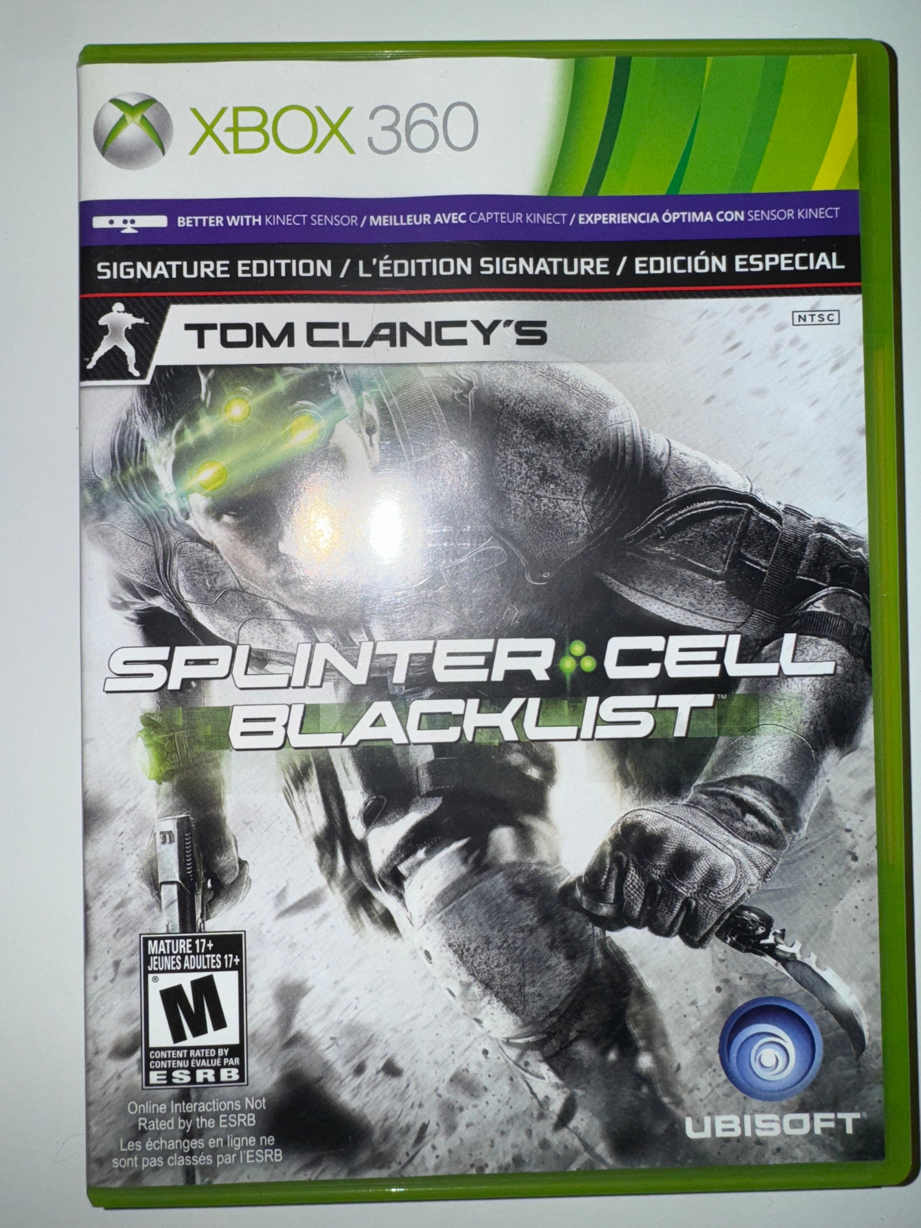 SPLINTER CELL BLACKLIST XBOX 360