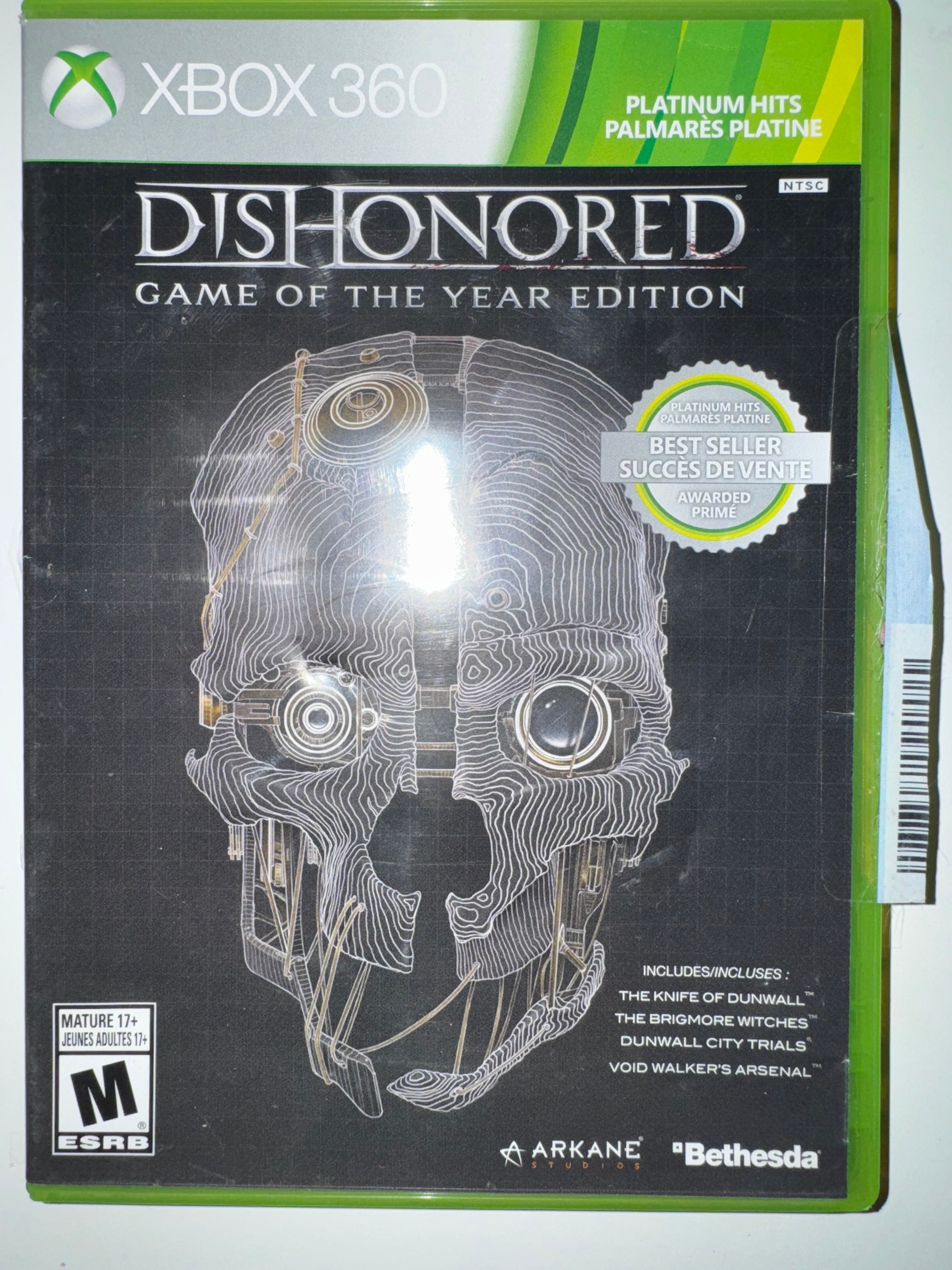 DISHONORED XBOX 360
