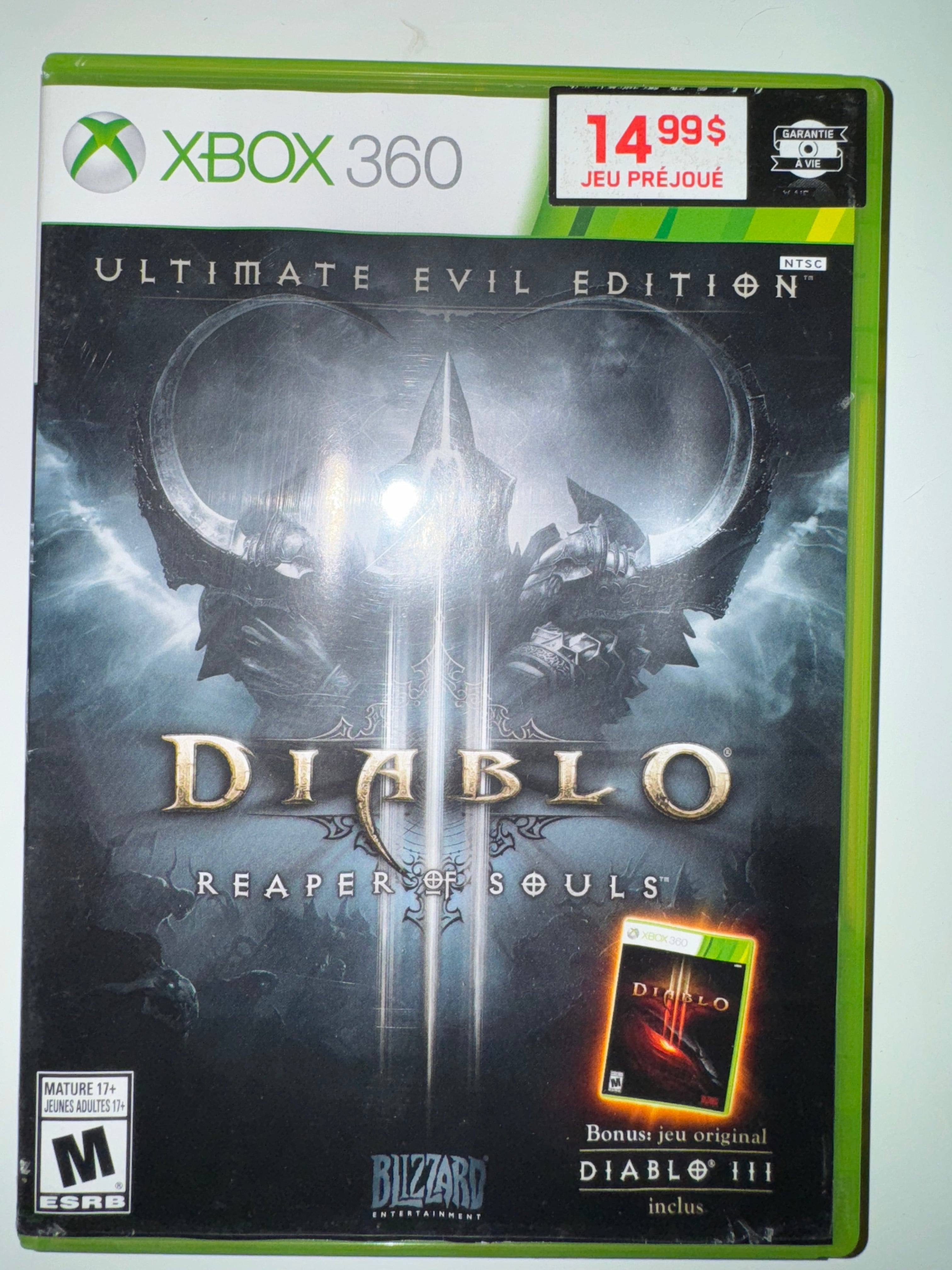 DIABLO III REAPER OF SOULS XBOX 360