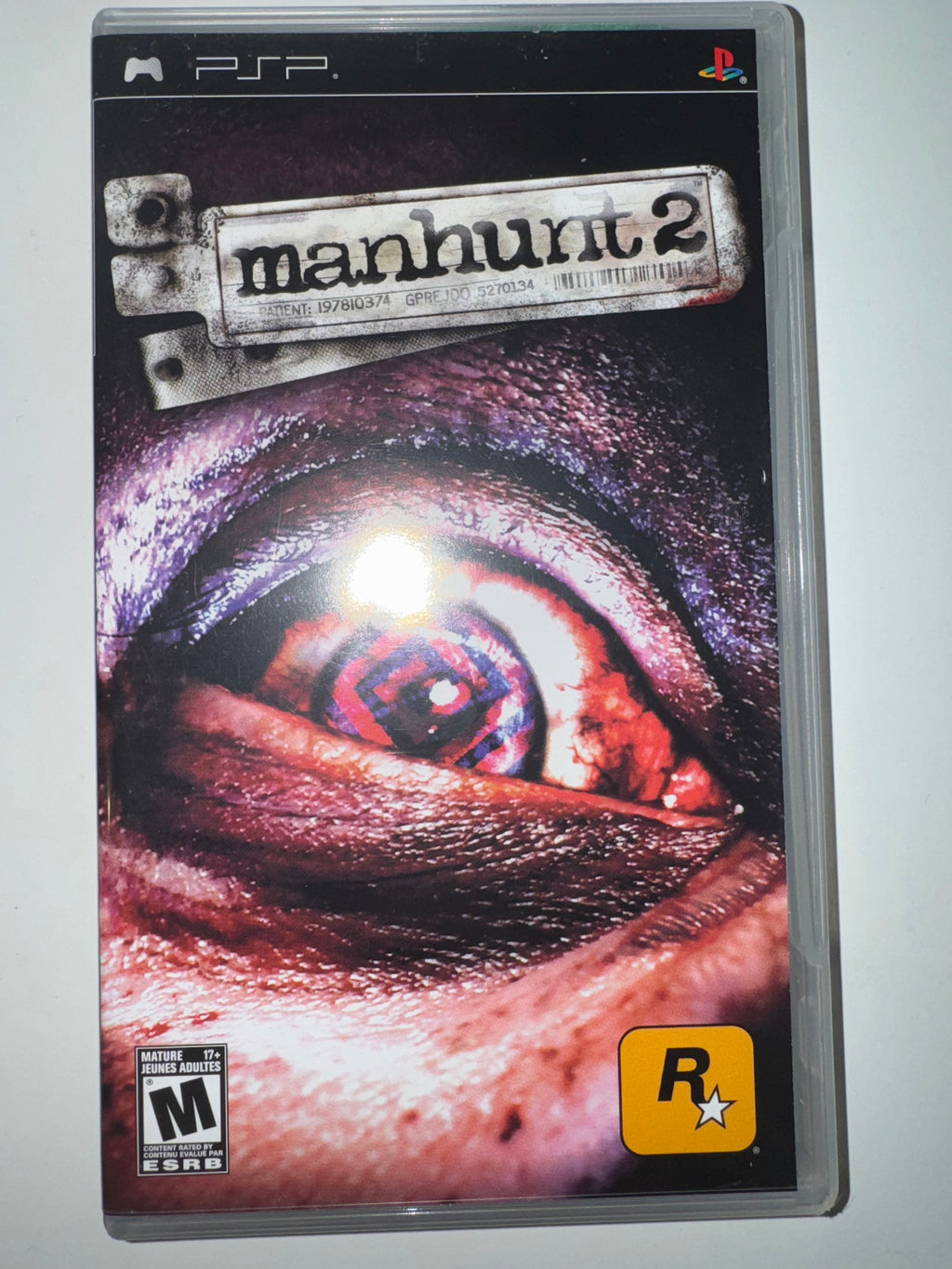 Manhunt 2 (Sony PSP, 2007) CIB COMPLETE PSP