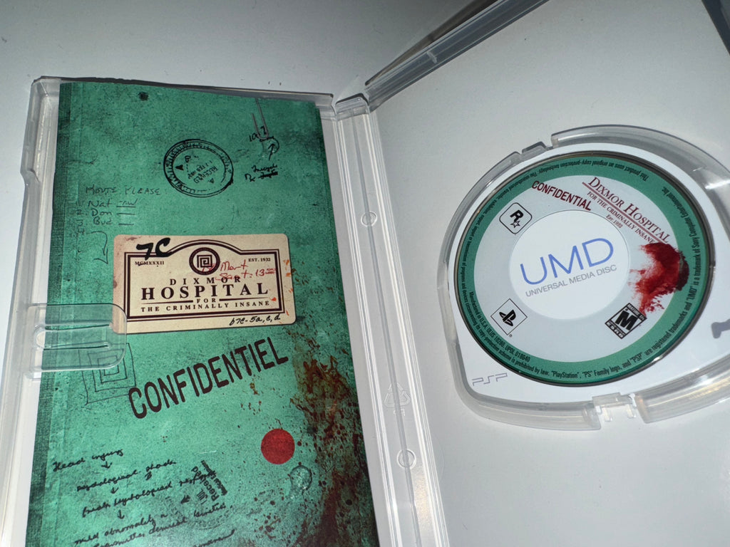 Manhunt 2 (Sony PSP, 2007) CIB COMPLETE PSP