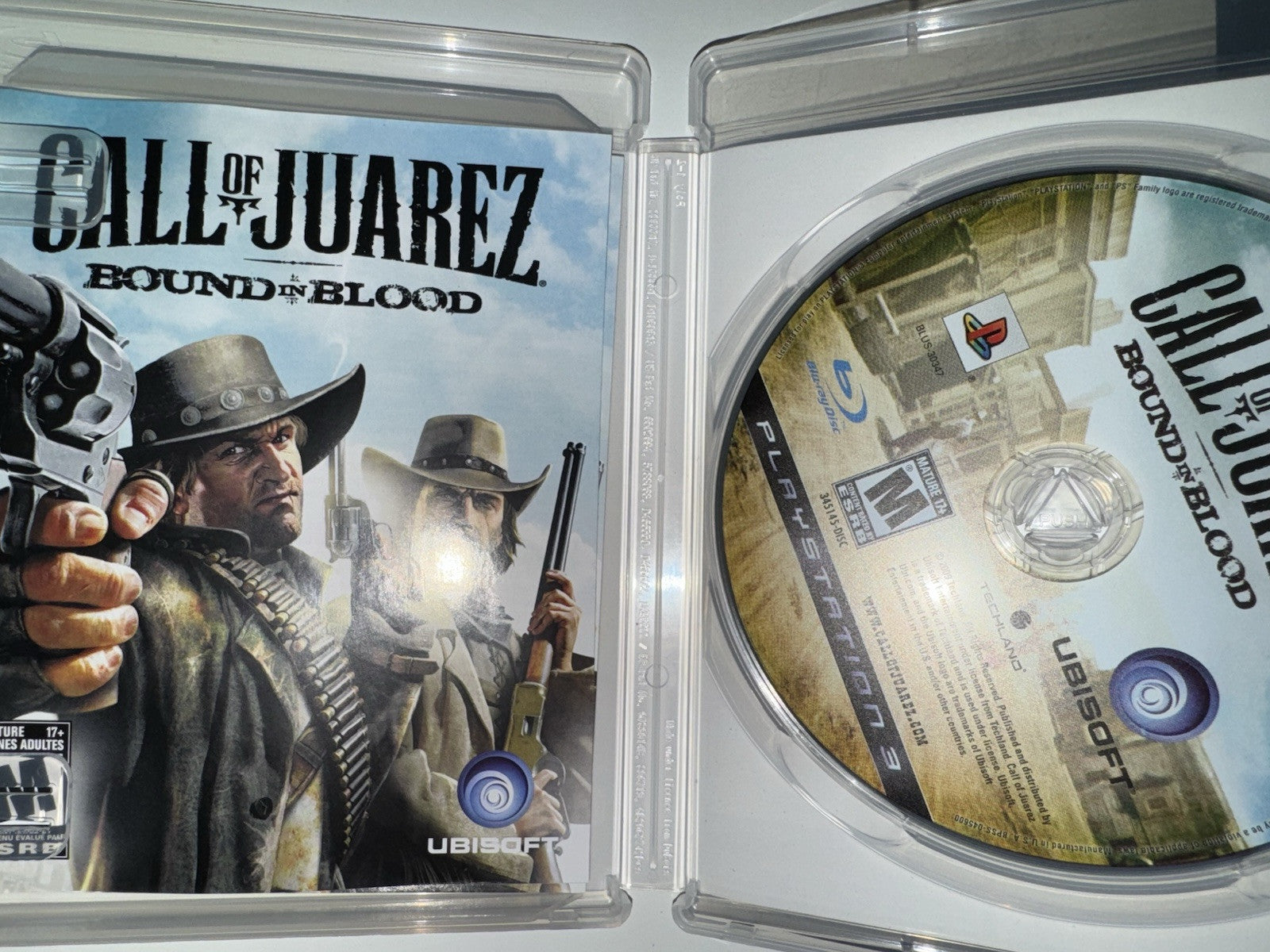 Call of Juarez: Bound in Blood (Sony PlayStation 3, 2009) CIB COMPLETE PS3