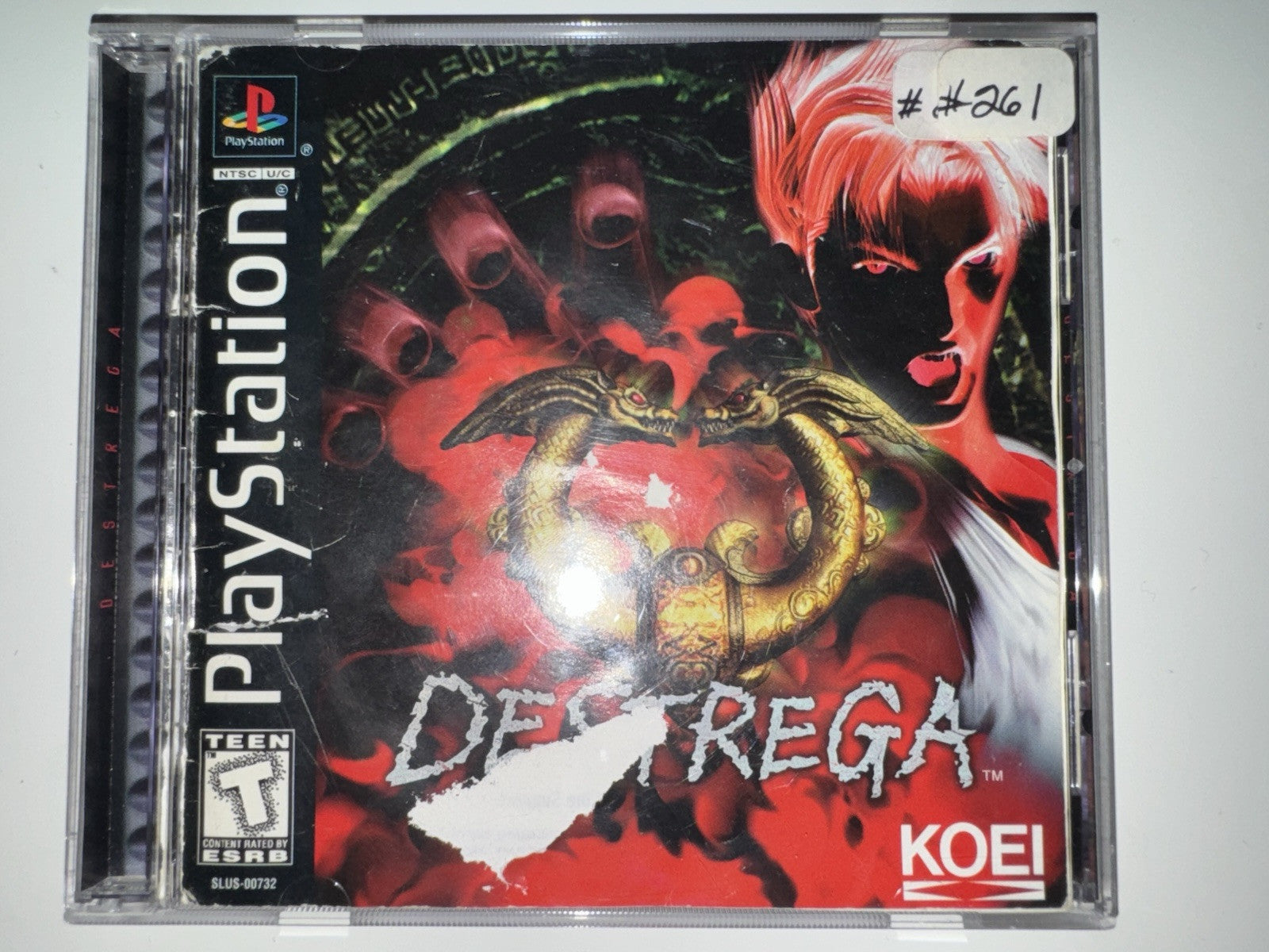 Destrega (Sony PlayStation 1, 1999) CIB COMPLETE + MANUAL PS1