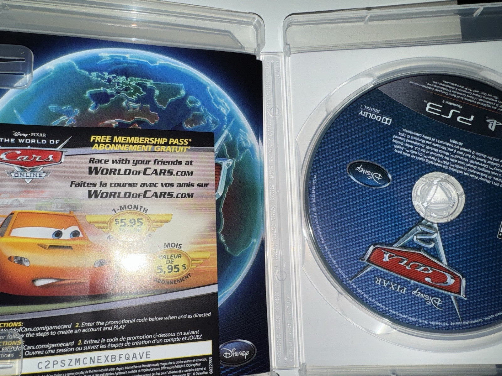 Cars 2 (PS3) Disney / Pixar Sony Playstation 3 CIB COMPLETE + MANUAL