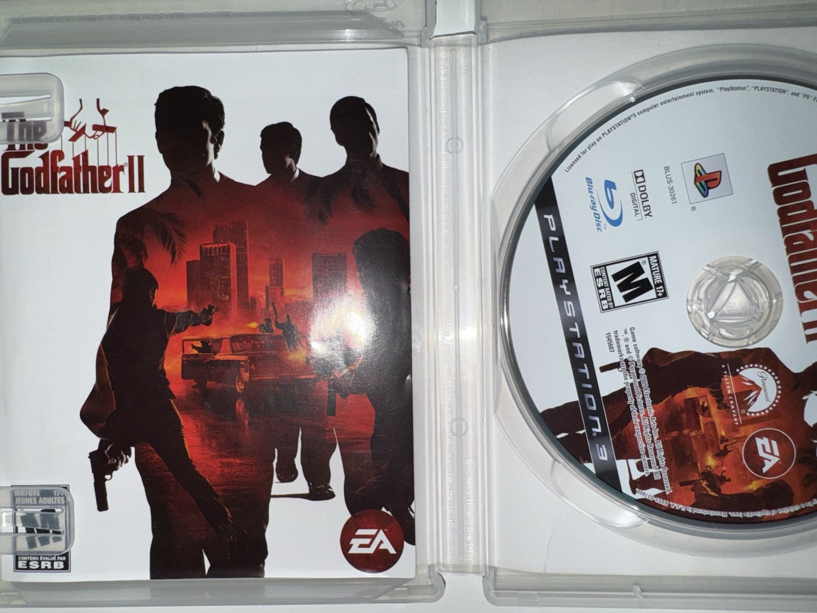 The Godfather II (Sony PlayStation 3, 2009) CIB COMPLETE + MANUAL PS3