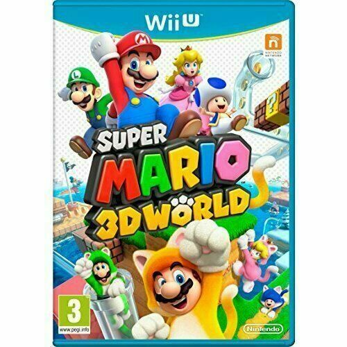 Super Mario 3D World (Nintendo Wii U, 2013) CIB COMPLETE + MANUAL