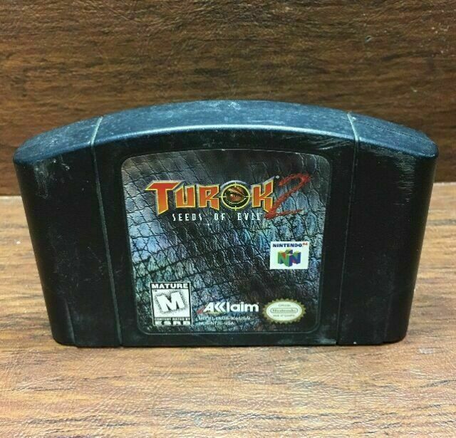 Turok 2: Seeds of Evil (Nintendo 64, 1998) CART ONLY N64