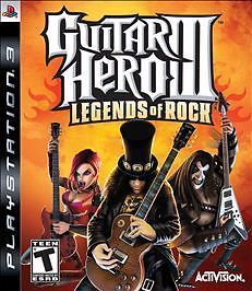 Guitar Hero III: Legends of Rock (Sony PlayStation 3, 2007) CIB COMPLETE PS3