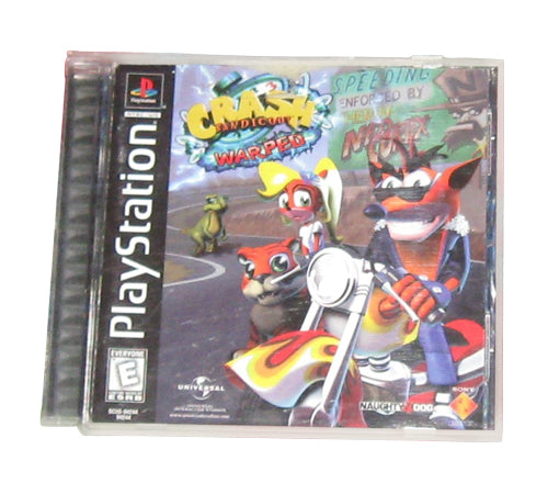 Crash Bandicoot: Warped (Sony PlayStation 3, 2008) CIB COMPLETE + MANUAL PS1