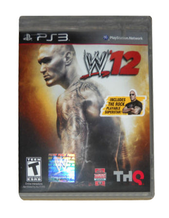 WWE 12 (Sony PlayStation 3, 2011) CIB COMPLETE PS3