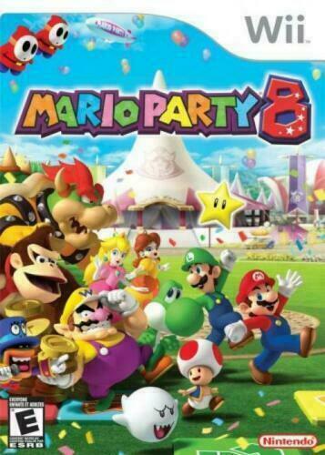 Mario Party 8 (Nintendo Wii, 2006) CIB COMPLETE + MANUAL WII