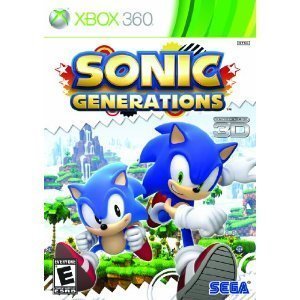 Sonic Generations (Microsoft Xbox 360, 2011) CIB COMPLETE + MANUAL