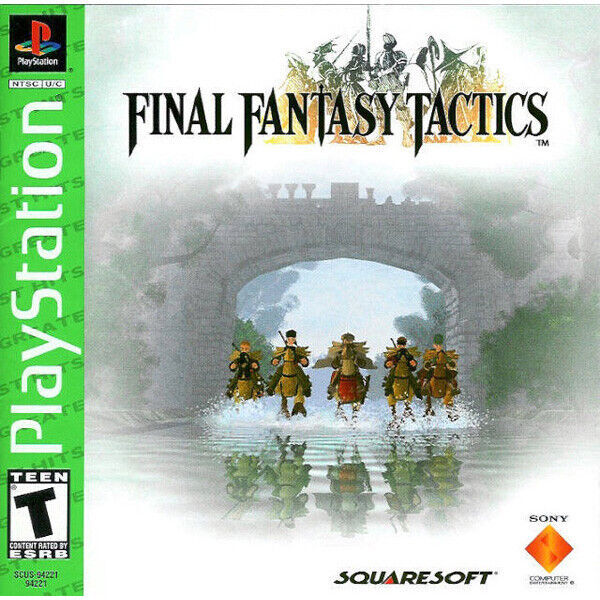 Final Fantasy Tactics (Sony PlayStation 1, 1998) CIB COMPLETE BLACK LABEL PS1